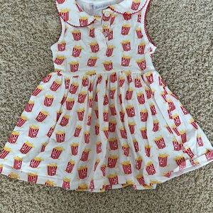Rachel Riley Popcorn Print Kids Dress